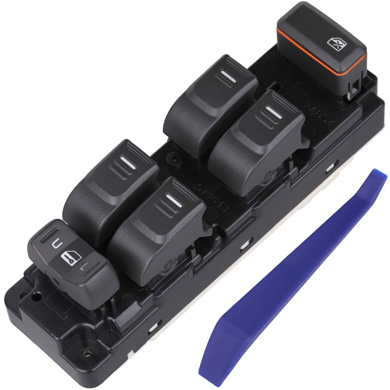 AiYiGu Master Power Window Switch Front Left Driver Side Compatible with 2008-2012 Chevrolet Chevy Colorado/ 2004-2012 GMC Canyon/ 2008-2010 Hummer H3/ 2009-2010 Hummer H3T, Replaces OE 25779767 - Image 1